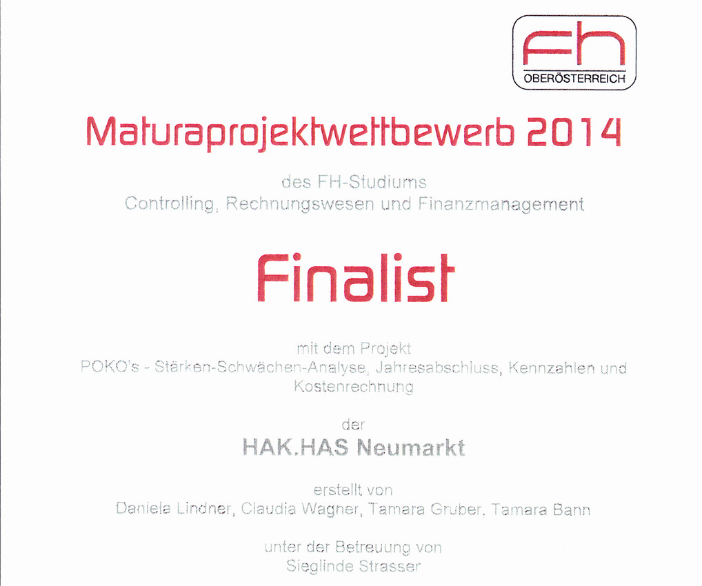Mit dem HAK-Maturaprojekt an die FH Steyr--Bild-Nr. 1