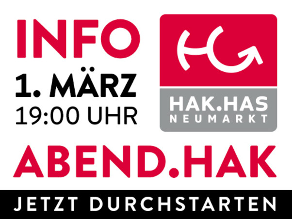 1. Informationsabend an der Abend.HAK Neumarkt am 1. 3. 2018--Bild-Nr. 1