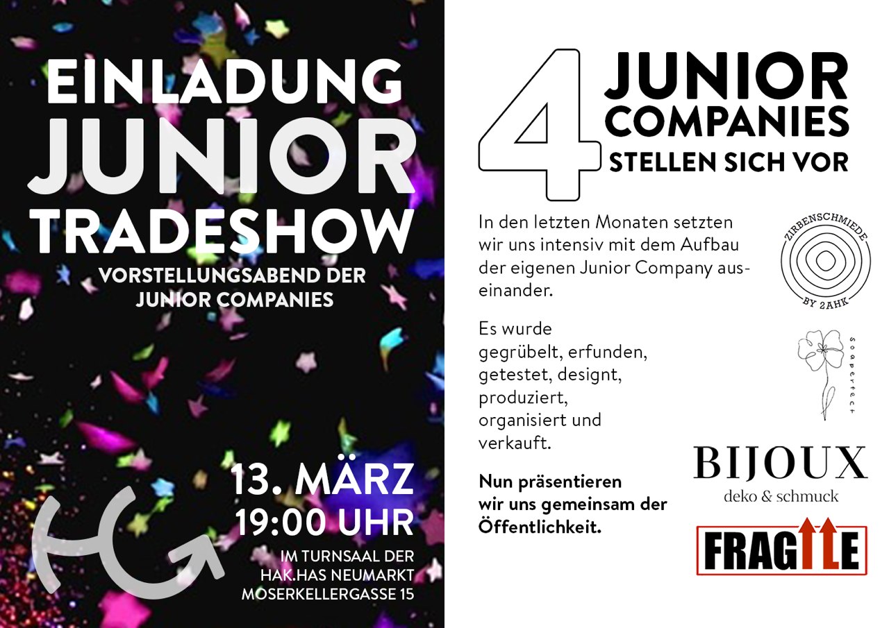 Einladung zur Junior Trade Show am 13. 3. 2024--Bild-Nr. 1