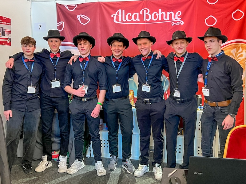 AlcaBohne bei der internationalen Übungsfirmenmesse in Wien--Bild-Nr. 1