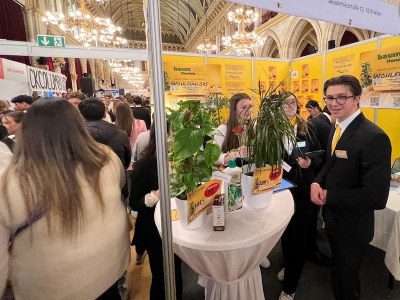 AlcaBohne bei der internationalen Übungsfirmenmesse in Wien--Bild-Nr. 6