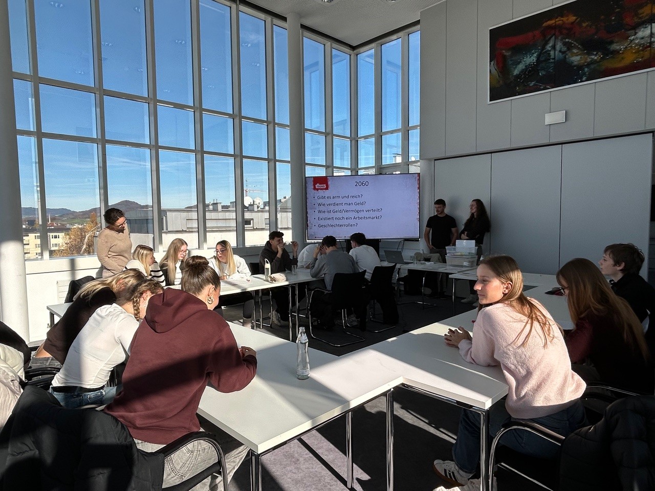 Soli:Walk, Essensausgabe im Caritas Haus Elisabeth und Workshop Fair:teilen in der AK Salzburg--Bild-Nr. 1