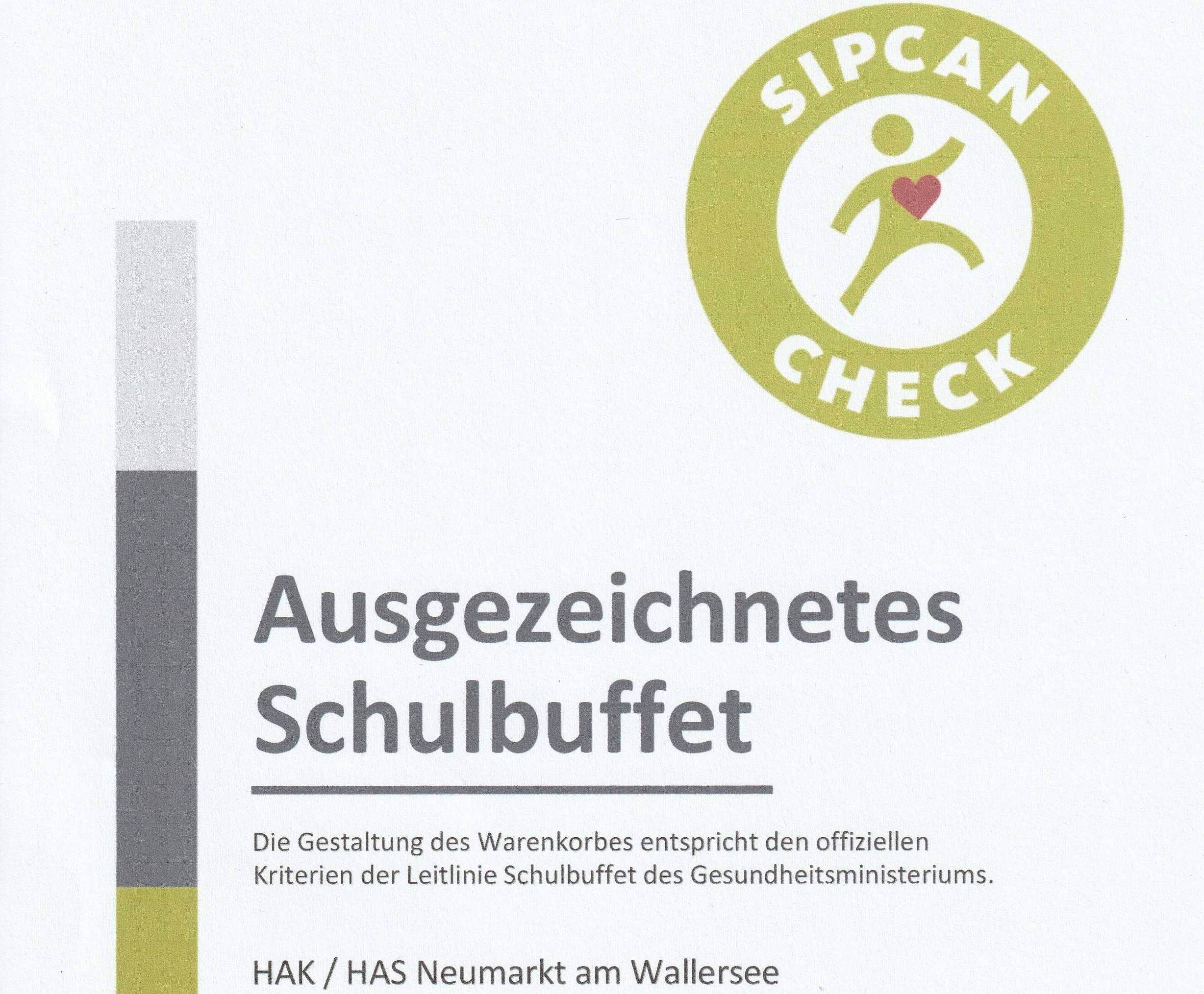 Unsere Schule hat ein von SIPCAN ausgezeichnetes Schulbuffet--Bild-Nr. 1